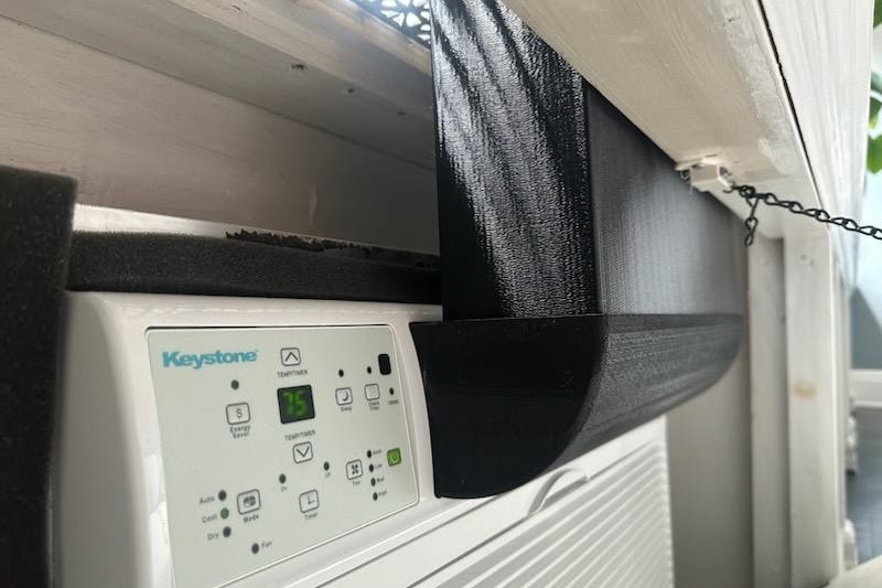 FDM cooling vent installed on AC unit